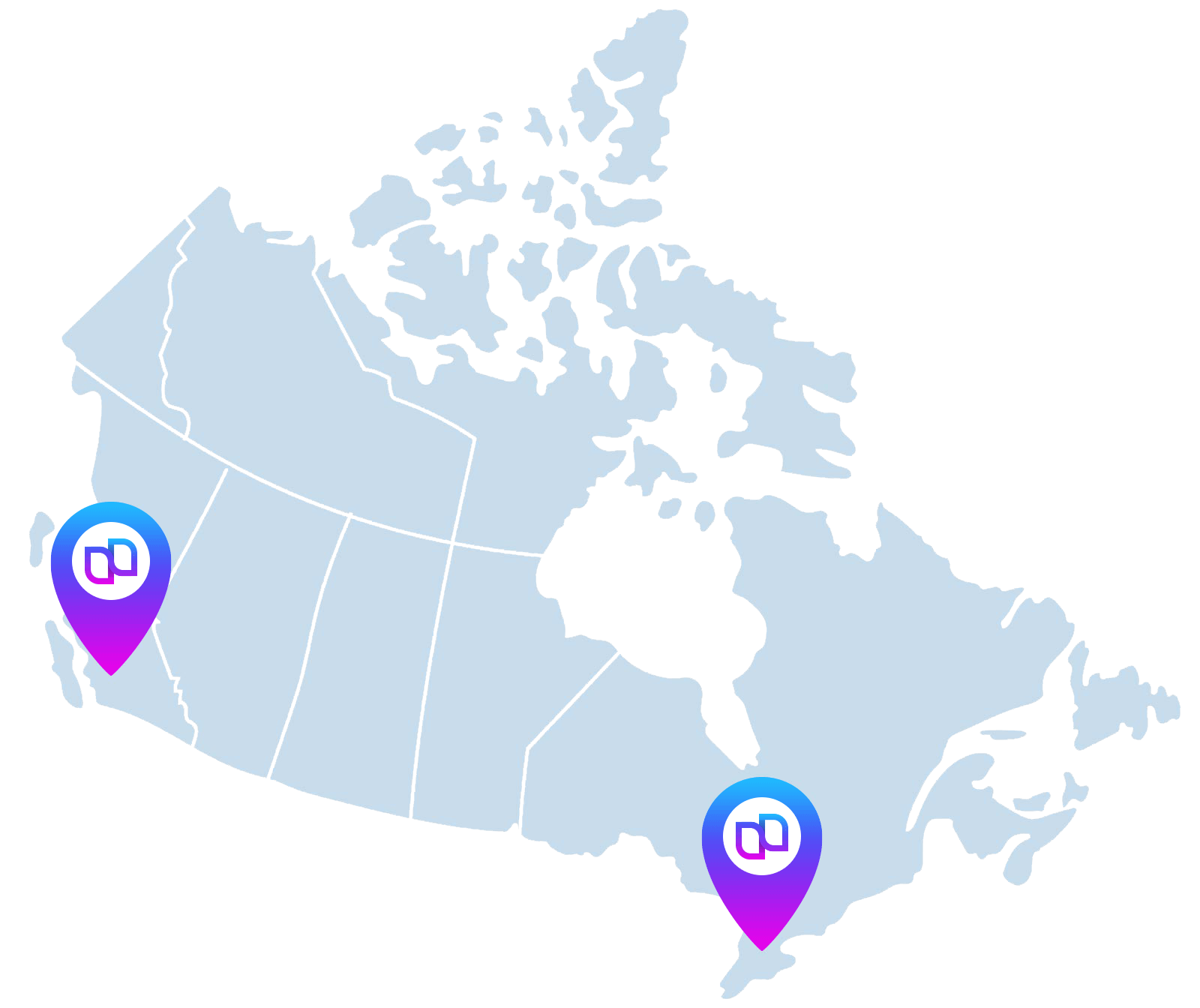 Raynex-Medical-Canada-Map