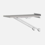Wall mounted exam table